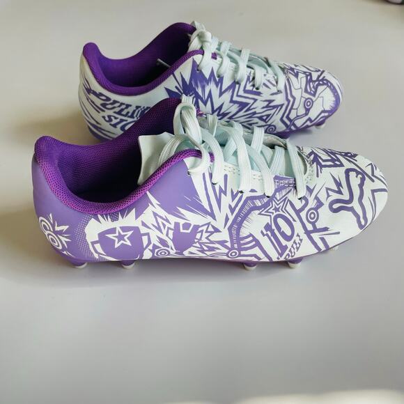 Puma x Christian Pulisic Tacto II FG/AG Soccer Cleats Youth Size 13 Purple - Picture 2 of 9